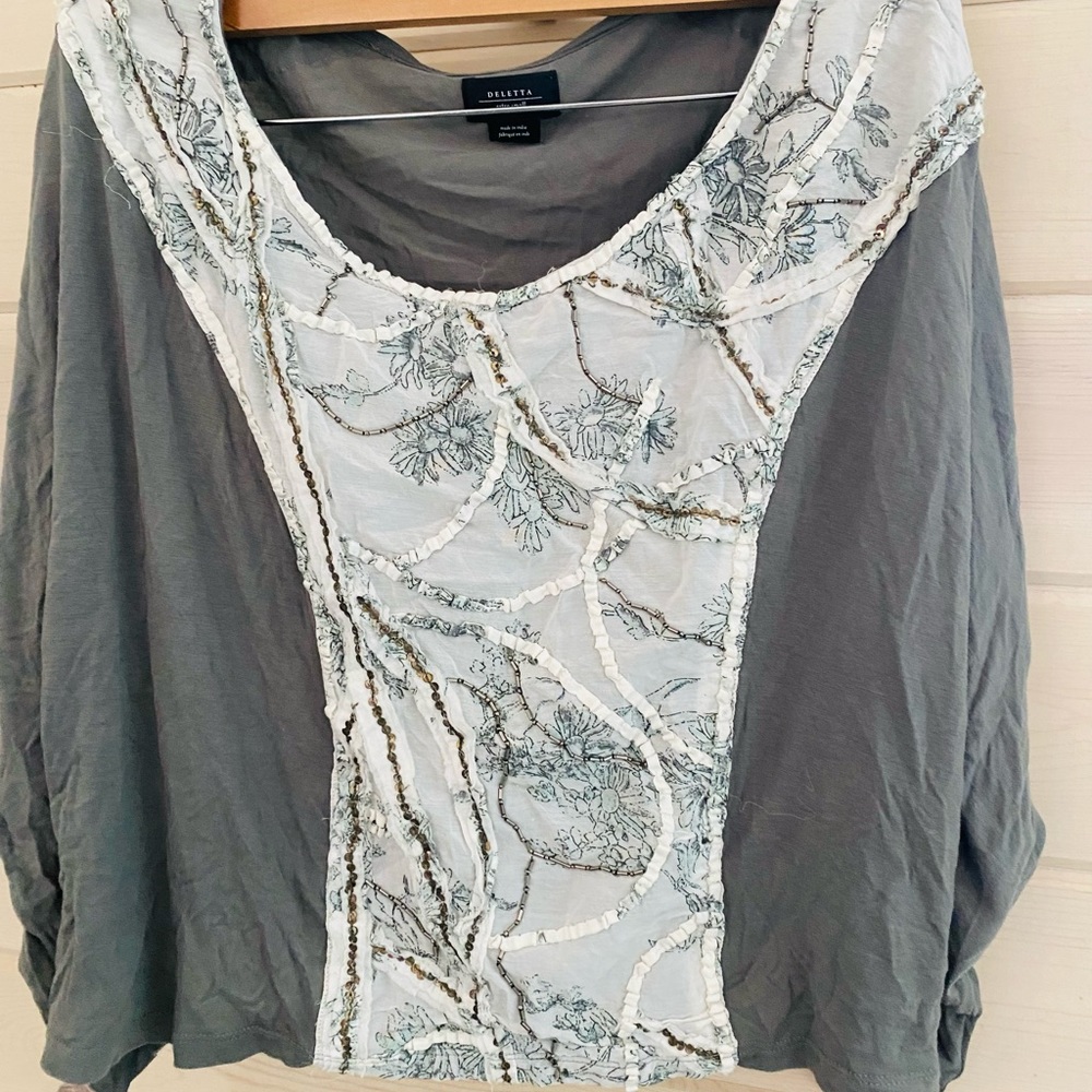 Womens Deletta Anthropologie Shirt